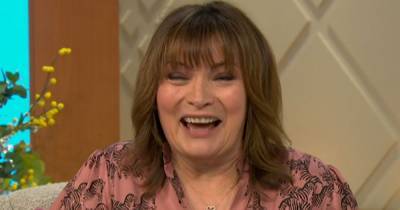 Lorraine Kelly in shock as viewers notice she is wearing X-rated dress on live TV - www.ok.co.uk