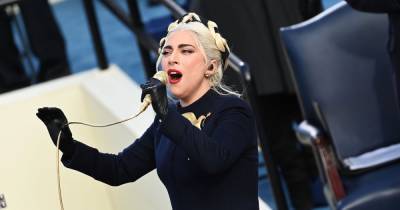 Joe Biden - Star Is Born - Lady Gaga Performs Powerful Rendition of the ‘Star Spangled Banner’ at Joe Biden’s Inauguration - usmagazine.com - Washington - county Banner