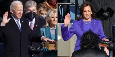 President Joe Biden & Vice President Kamala Harris Sworn In on Inauguration Day 2021 (Videos) - www.justjared.com - USA - Columbia