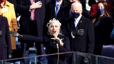 Lady Gaga Delivers Emotional National Anthem Performance at Joe Biden's Presidential Inauguration - www.etonline.com - USA