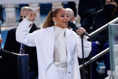 Jennifer Lopez — and her ring — dazzle during Biden Inauguration Day - nypost.com