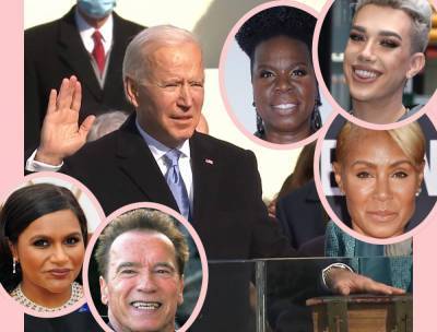 Celebs React To Joe Biden & Kamala Harris' Historic & Emotional Inauguration! - perezhilton.com