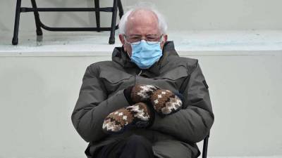 Bernie Sanders' Handmade Mittens and Practical Jacket on Inauguration Day Go Viral - www.etonline.com - state Vermont