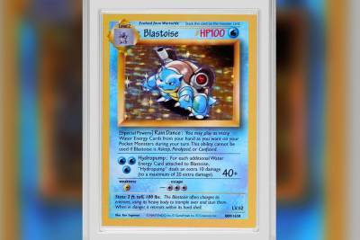 Rare Pokémon Blastoise card sells for $360K - nypost.com - Britain - Pokémon