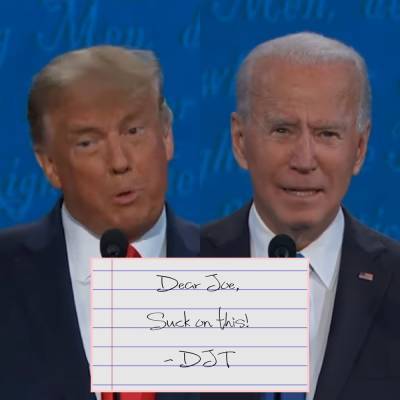 Trump Reportedly Left A Parting Note For Biden -- And Twitter Has A Field Day Meme-ing It! - perezhilton.com - Florida - Washington