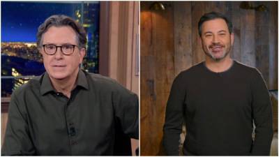 Stephen Colbert & Jimmy Kimmel In Positive Spirits As Inauguration Lifts Late-Night Trump Doom - deadline.com