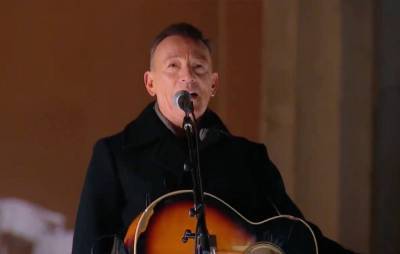 Watch Bruce Springsteen perform ‘Land Of Hope and Dreams’ during Joe Biden inauguration TV special - www.nme.com - USA