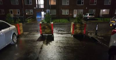 GMP praise controversial Levenshulme street planters for 'helping put a stop to police chase' - www.manchestereveningnews.co.uk - Manchester