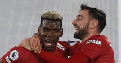 Bruno Fernandes' one-word reaction to Paul Pogba's Manchester United goal against Fulham - www.manchestereveningnews.co.uk - Manchester