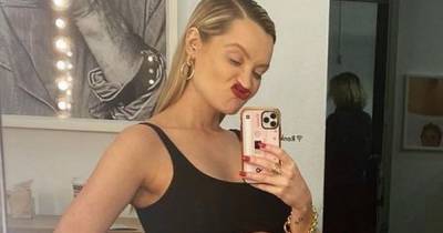 Love Island's Laura Whitmore shows off blossoming baby bump in bra and professes 's**t got real' - www.ok.co.uk