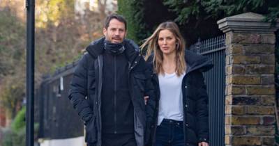 Jamie Redknapp puts on loved up display with new girlfriend Frida Andersson-Lourie on romantic walk - www.ok.co.uk - Sweden - city Sandbank