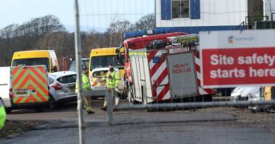 Annan building site worker killed after being hit by falling mast - www.dailyrecord.co.uk - Scotland