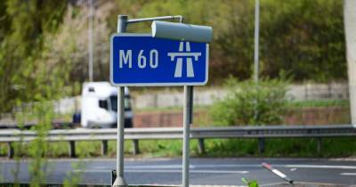 Woman, 38, dies after crash between car and lorry on the M60 - a man has been arrested - www.manchestereveningnews.co.uk - Manchester