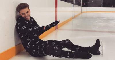 Dancing on Ice's Joe-Warren Plant denies ice skating training rumours and addresses his fall - www.ok.co.uk
