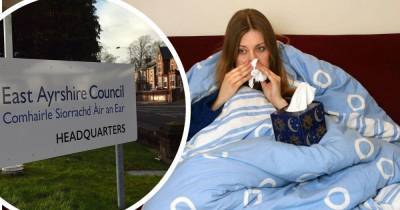 East Ayrshire Council staff sickness levels plunge amid pandemic - www.dailyrecord.co.uk