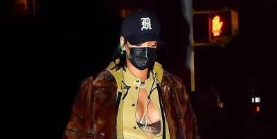 Rihanna Wore a Half-Buttoned Top and Two Coats to a Dinner Date With A$AP Rocky and Friends - www.elle.com - New York