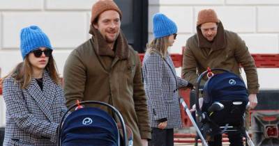 Sophie Cookson and Stephen Campbell Moore enjoy stroll with their baby - www.msn.com - county Campbell