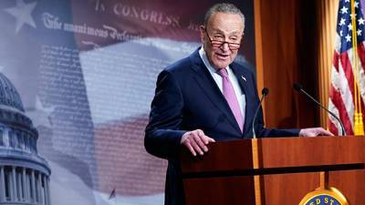 Chuck Schumer Says ‘Erection’ Instead Of ‘Insurrection’ On Senate Floor No On Can Stop Laughing - hollywoodlife.com