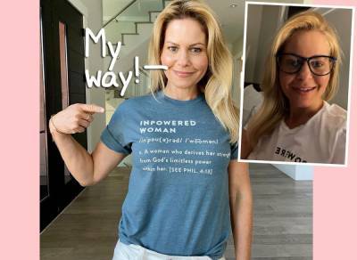Candace Cameron Bure Schools Fans Who Are 'Disappointed' In The Accounts She Follows On Social Media! - perezhilton.com