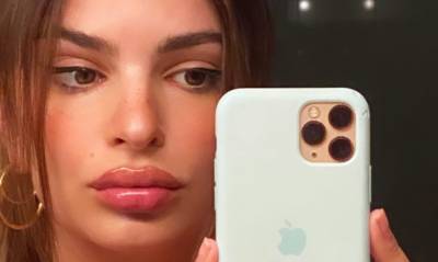Emily Ratajkowski Slams Claims That She's Getting Lip Injections While Pregnant - www.justjared.com
