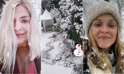 Breathtaking celebrity snow photos: Holly Willoughby, Princess Beatrice and more - hellomagazine.com