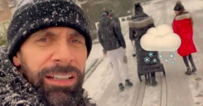 Kate and Rio Ferdinand’s baby son Cree sees snow for the first time as family enjoy winter walk - www.ok.co.uk