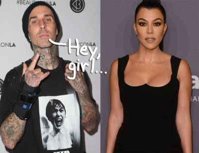 Wait, Are Kourtney Kardashian & Travis Barker Dating?! - perezhilton.com