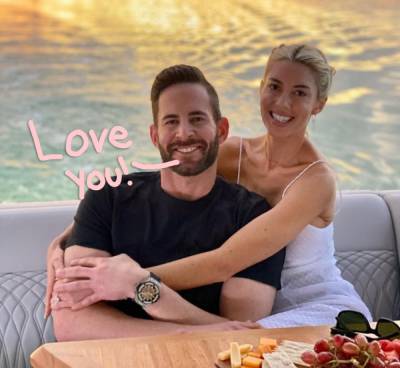 Tarek El Moussa Shares Sweet Message For His 18-Month Anniversary With Finacée Heather Rae Young - perezhilton.com