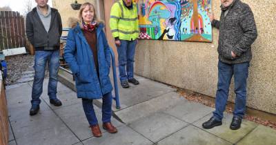Mural brings touch of colour in dark times to base of Perth homeless charity - www.dailyrecord.co.uk