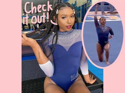 UCLA Gymnast Nia Dennis Goes Viral Again With FIRE Routine Set To Hip Hop Classics! - perezhilton.com - Arizona