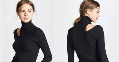 This Trendy Sweater Proves You Can Still Rock Cutouts in the Winter - www.usmagazine.com