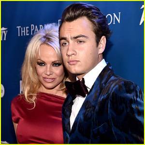 Pamela Anderson's Son Chases Intruder Out of Home with Golf Club, Records It All on Video - www.justjared.com