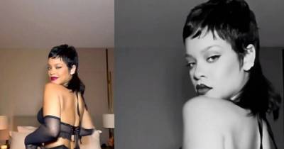 Rihanna sets pulses racing as she flaunts her sexy new lingerie range just in time for Valentine's Day - www.ok.co.uk