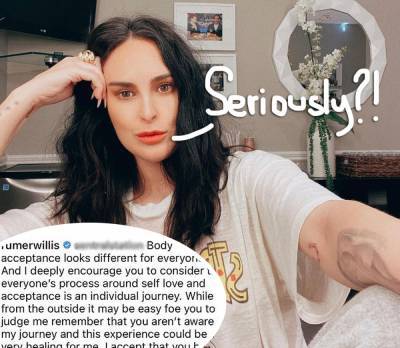 Rumer Willis Slams Haters After Criticism Of Her New Body Positive Underwear Photos - perezhilton.com