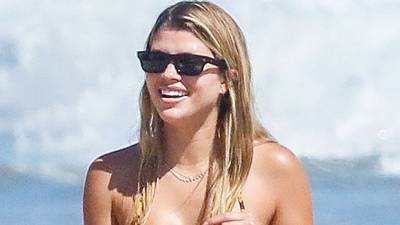 Sofia Richie Reads Poolside In Black, String Bikini With Big Smile On Her Face: See Pic - hollywoodlife.com