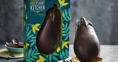 M&S launch aubergine shaped Easter egg for vegans but some shoppers think its a bit rude - www.ok.co.uk