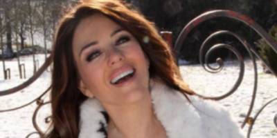 Elizabeth Hurley Reveals Who Took These Racy Photos of Her in the Snow! - www.justjared.com