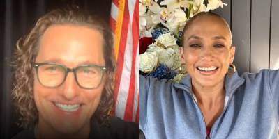 Jennifer Lopez & Matthew McConaughey Reminisce About 'The Wedding Planner' During Zoom Reunion - www.justjared.com