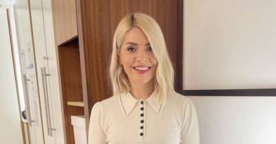 Holly Willoughby wows viewers in stunning monochrome outfit on This Morning – copy her look here - www.ok.co.uk