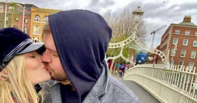 Laura Whitmore kisses husband Iain Stirling in romantic birthday tribute as she shows off ring - www.ok.co.uk - Ireland - Dublin