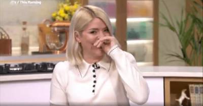 Holly Willoughby and Phillip Schofield left red-faced as hilarious four-poster bed chat caught on camera - www.ok.co.uk