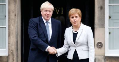 "Right come on baw jaws!" Janey Godley mocks Boris Johnson in hilarious Nicola Sturgeon video as PM set to head to Scotland - www.dailyrecord.co.uk - Scotland - county Johnson