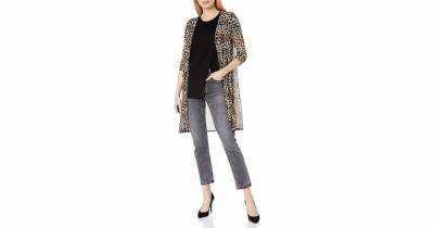 This Open Mesh Cardigan Proves How Versatile Leopard Print Can Be - www.usmagazine.com