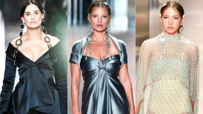 Fendi show sees Demi Moore, Kate Moss and Moss’ daughter Lila walk the runway at Paris Fashion Week - www.foxnews.com