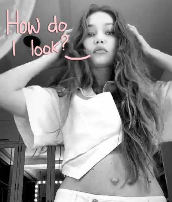 Gigi Hadid Teases Post-Baby Body While Back At Work In Gorgeous New Pics — Look! - perezhilton.com