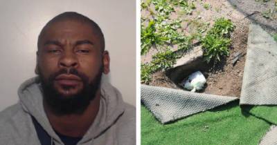 'Dangerous' man disarmed gunman after shots fired...then hid the weapon under some astro turf in his girlfriend's garden - www.manchestereveningnews.co.uk