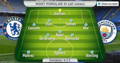 Sergio Aguero starts - Man City fans name starting line-up they want to face Chelsea - www.manchestereveningnews.co.uk - city Inboxmanchester