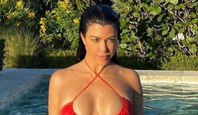 Kourtney Kardashian Bares Incredible Body in Barely-There Bikini, Photos Taken By Kylie Jenner! - www.justjared.com