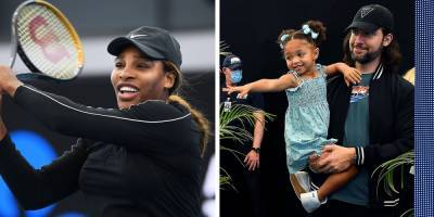 Serena William's 3-Year-Old Daughter Olympia Was Her Biggest Cheerleader at Australian Tennis Tournament - www.elle.com - Australia