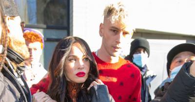 Megan Fox & Machine Gun Kelly Step Out in NYC After Shooting Down Engagement Rumors - www.justjared.com - New York